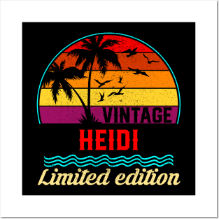 Vintage Heidi Limited Edition, Surname, Name, Second Name Posters and Art